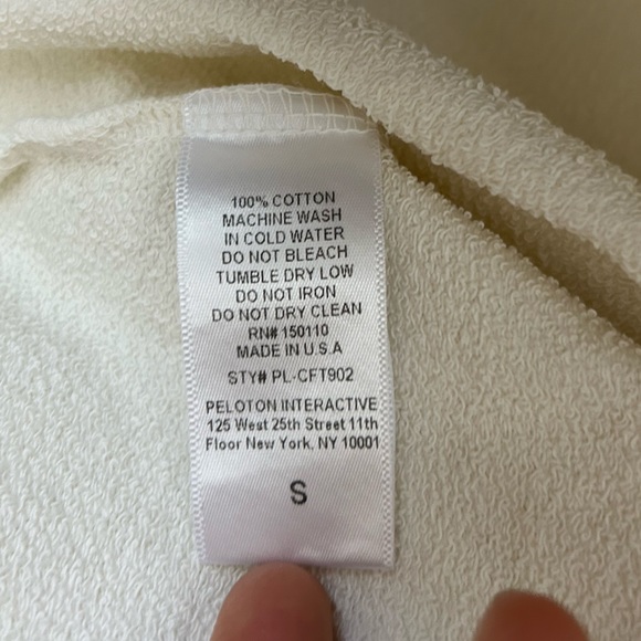 Rare Peloton oversized Sweatshirt size S - Picture 4 of 6